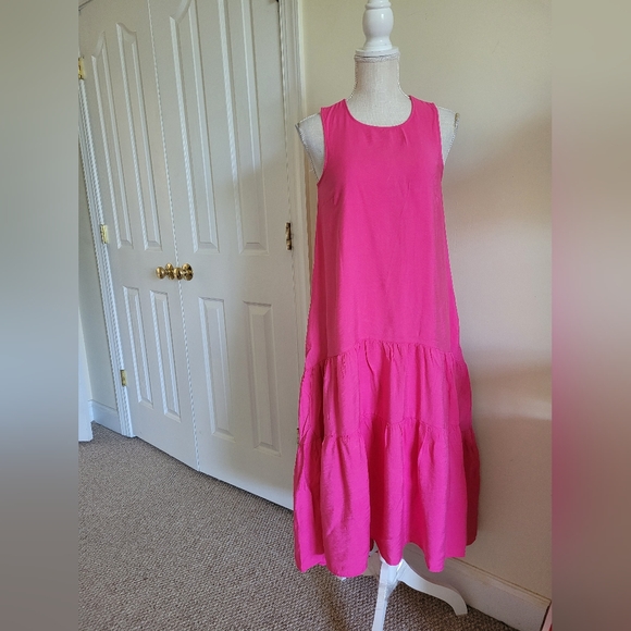 Anthropologie Maeve midi dress .asymmetrical. - Picture 3 of 8